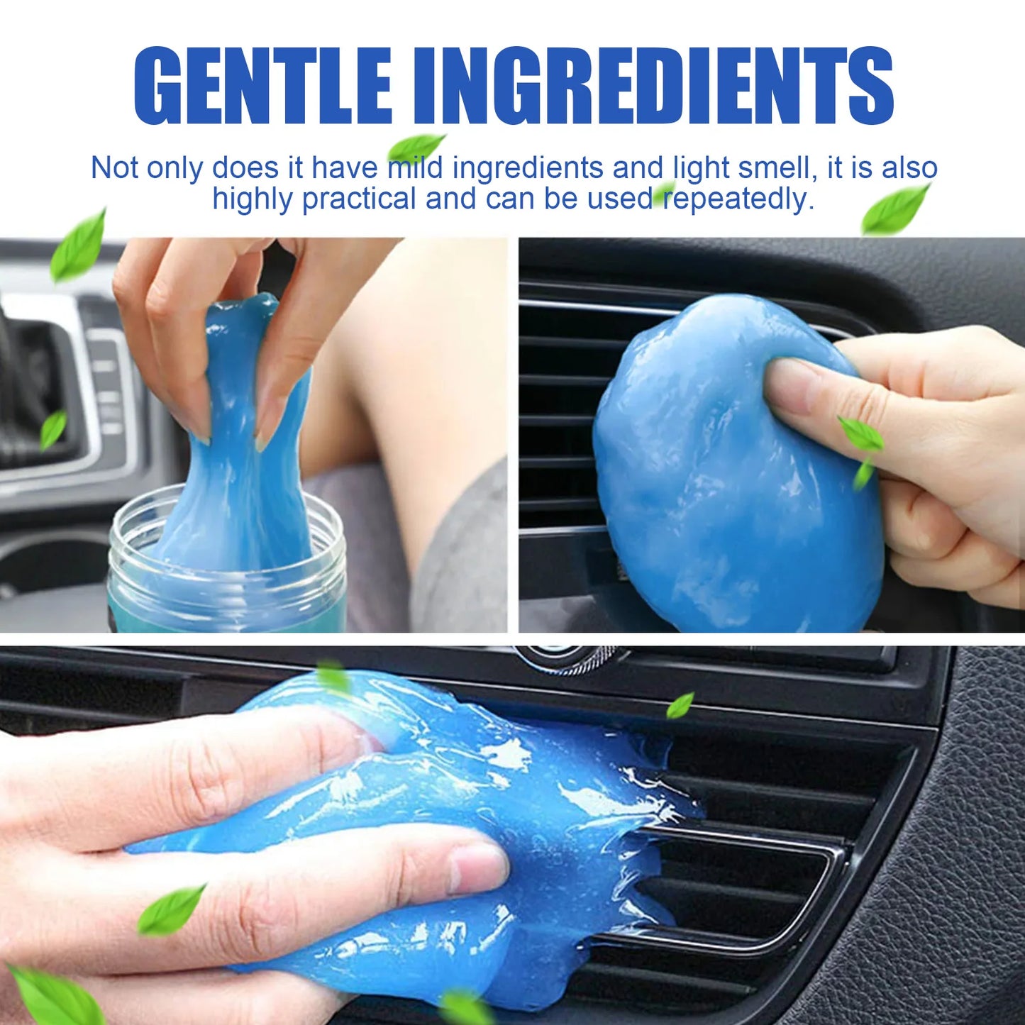 Car Cleaning Gel Car Interior Seats Remove Dirt And Dust Wash Free Refurbished Clean Portable Decontamination Device